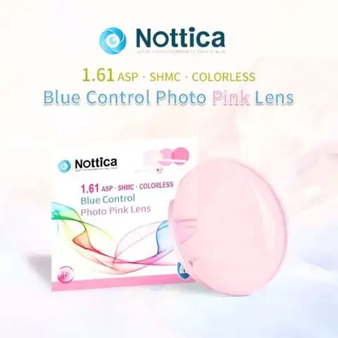 Tròng Đổi Màu NOTTICA N5 JELLY BLUE CONTROL PHOTO 1.61 Pink